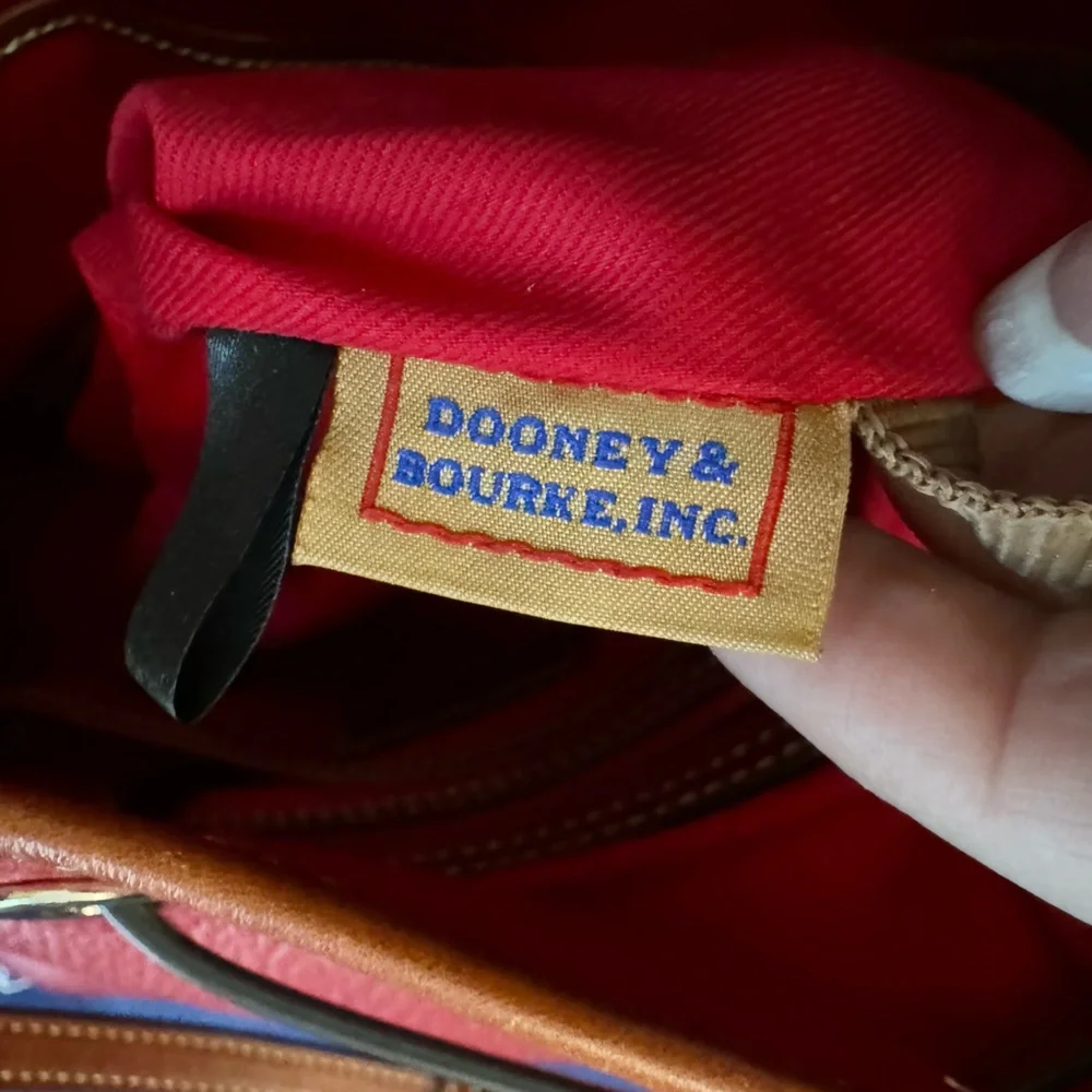 NWOT Dooney & Bourke Red Pebble Grain Leather Bucket Bag - Picture 9 of 15